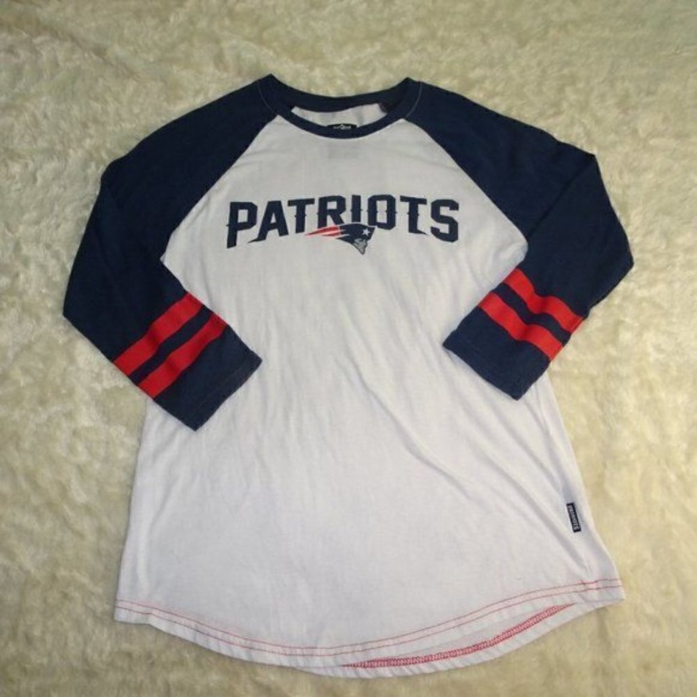 NFL New England Patriots Mid-Sleeve Shirt Size Med